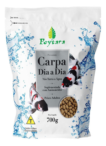 Ração Poytara Carpa Dia A Dia 700g