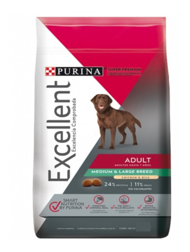 Purina Excellent Adulto Raza Grande 3 Kg 