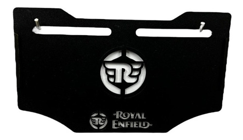 Portaplaca Royal Enfield Negra