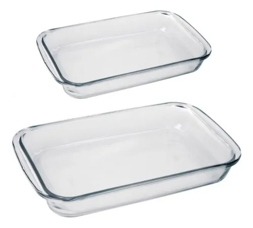 comprar Set 2 Asaderas Rectangulares P\u002Fm Marinex Fuente Para Horno