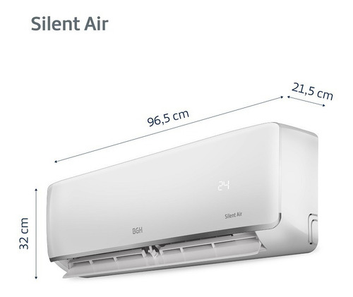 Aire Acondicionado Bgh Silent Air 5200w 4500fg Bs52wccr