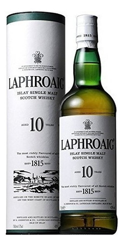 Laphroaig Single Malt whisky 10 anos 750ml