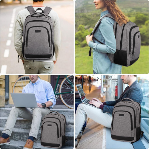 Mochila Para Computadora Portátil Para Hombres Y Mujeres, Mo