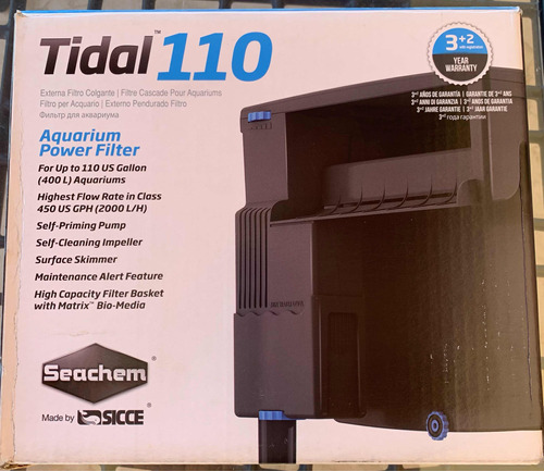 Filtro Seachem Tidal 110 (400 Litros)