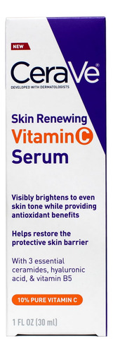 Serum Cerave Con Vitamina C Y Ácido Hialurónico 30 Ml (1 Paq