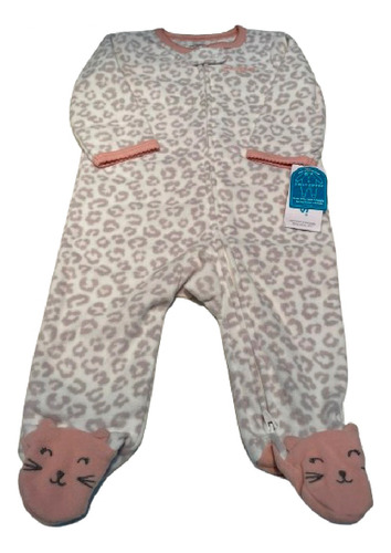 Pijama Enterito Polar 6m - Carters - Leopard