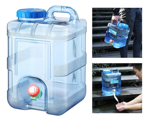 10l Portable Water Container With Beverage Dispenser
