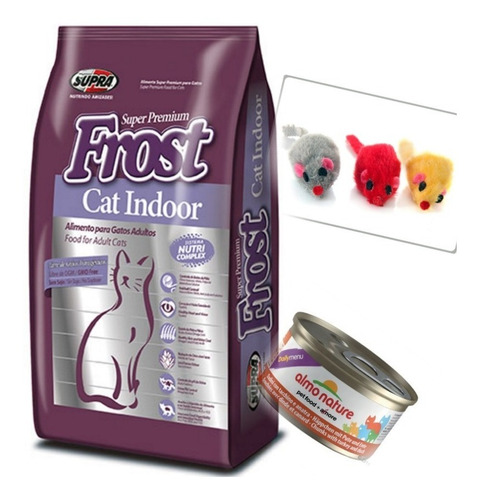 Frost Cat Indoor 3 Kg Con Ratoncito O Pouch Premium