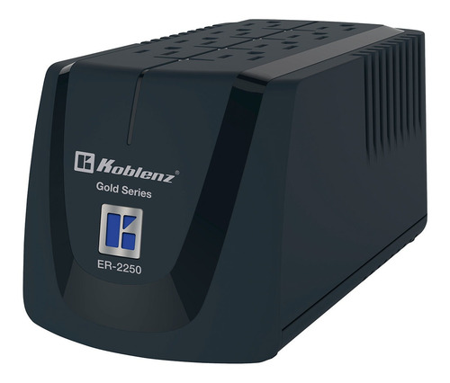 Imagen 2 de 3 de Regulador de voltaje Koblenz Gold ER-2250 2250VA entrada y salida de 120V negro
