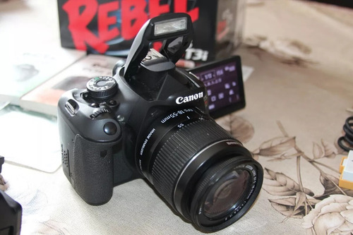 Canon T3i (600d) + Lente 18-55 + Bolsa