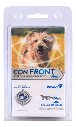 Confront Plus 1,34 Ml Cães De 10 A 20 Kg