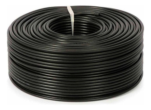 Cable Coaxil Siames 100m Exterior Negro
