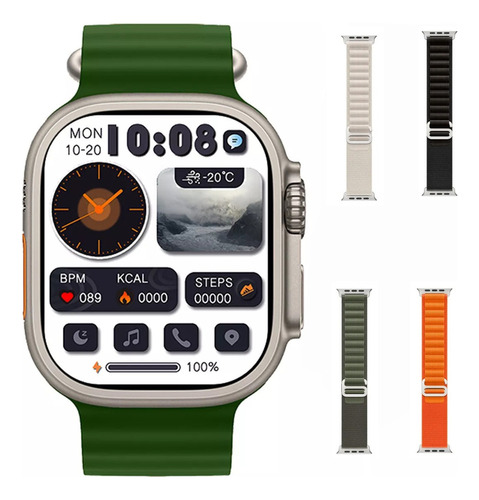 Smartwatch Hk8 Pro Max Ultra Con Pantalla Amoled Nfc