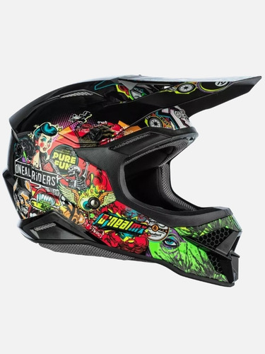 Casco Moto Motocicleta Oneal Motocross Enduro Mx 2021