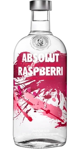 Vodka Absolut Saborizado Raspberry 750ml Importado 01almacen