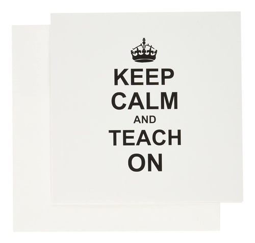 Inspirationzstore Tipografía  Keep Calm And Teach On  Carry