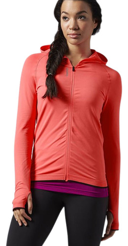 Campera Deportiva Con Capucha De Mujer Reebok Se Smls Fz Hd