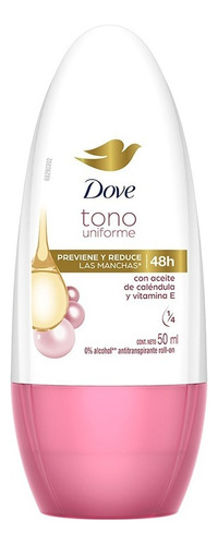 Desodorante Dove Tono Uniforme Caléndula En Roll-on 50ml Fragancia Neutro