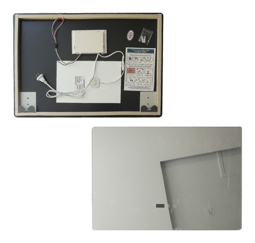 Imagen 6 de 10 de Espejo Inteligente De Baño Digital Con Desempañador Luz Led