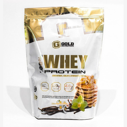 Whey Protein Gold Nutrition 5 Lbs Proteína 100% Whey Premium