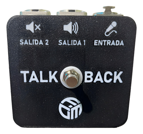 Pedalera Talkback - Foot Swich - 1 In 2 Out /pedal Microfono