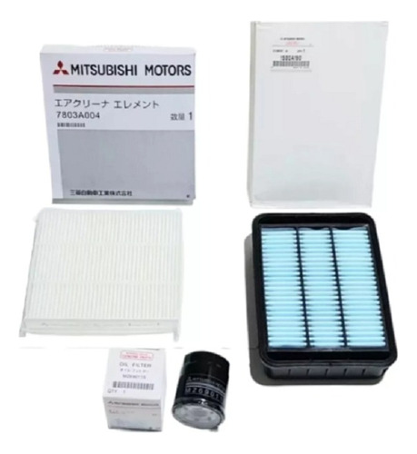 Kit Filtros Originales Mitsubishi Lancer Rt-rs 1.5 2007/2012