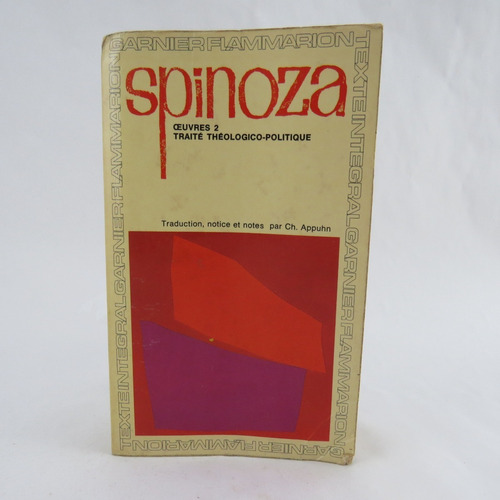 L6680 Spinoza -- Oeuvres Ii / Traite Theologico Politique