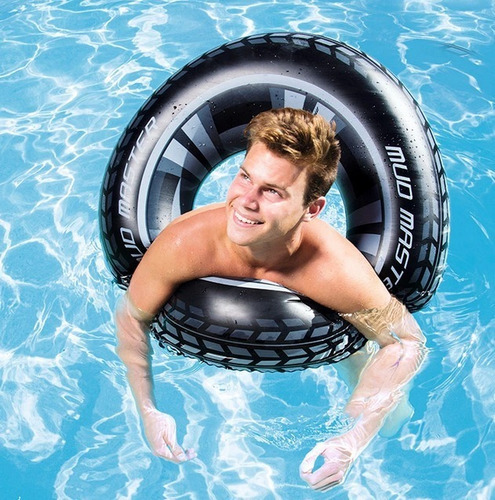Imagen 2 de 3 de Flotador Inflable Tipo Caucho 91 Cm