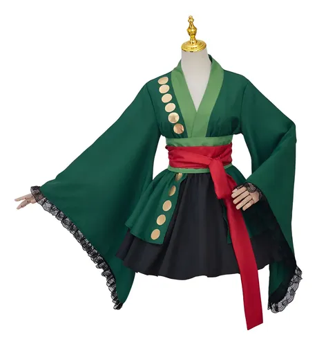 Roronoa Zoro Para Fantasia Feminina De Cosplay De Anime
