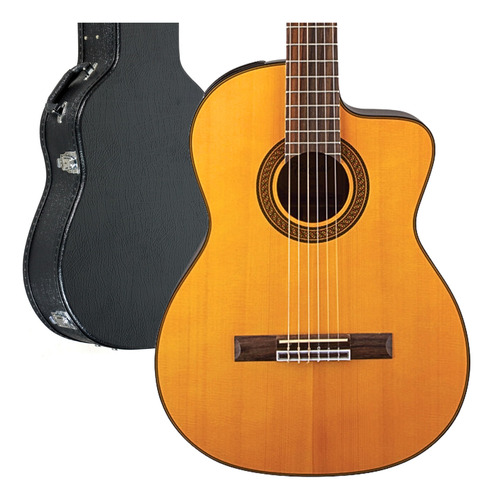 Violão Takamine Gc5 Nylon Elétrico C/ Case Rígido - Regulado