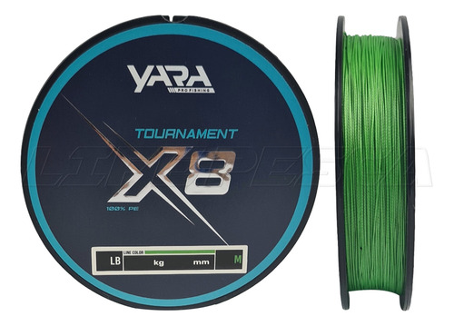 300m De Linha Multifilamento Yara Tournament 8x - A Melhor!