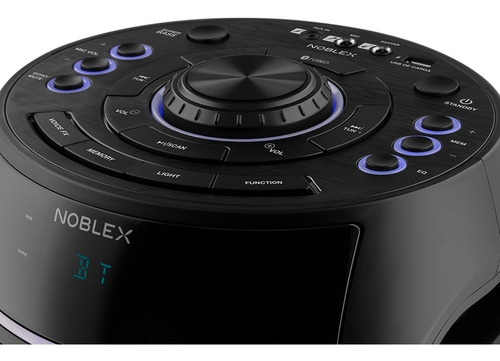 Torre De Sonido Noblex Mnt590f Bluetooth 4800w Color Negro