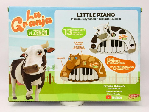 Piano Musical La Granja De Zenon El Reino Infantil