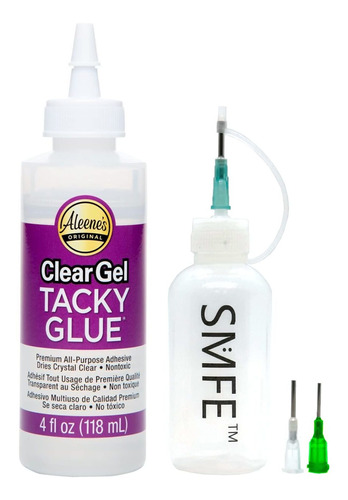Pegamento Adhesivo Gel Transparente 4 Onza Botella Para Smfe