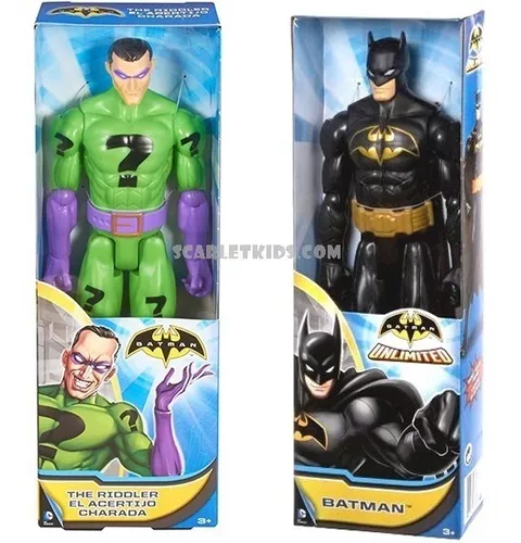 Batman + El Acertijo Figura 30 Cm Mattel Original