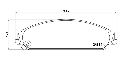 Balatas Delanteras / Dodge Charger Sxt 2012 Semimetálica