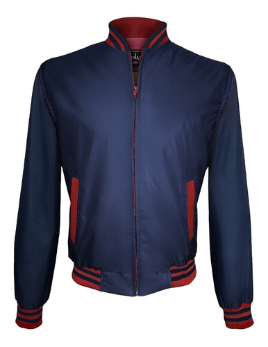 Chaqueta Hombre Sport Gris - Roja