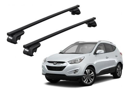 Barras Thule Hyundai Tucson 10-15 Re / Squarebar Evo