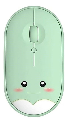 Mouse Inalámbrico Cute Verde - Diseño Infantil