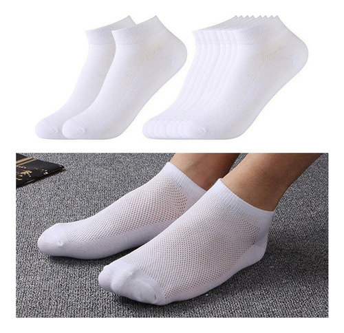 Lote 100% Algodón Malla Tobillera Calcetines Casuales Todos
