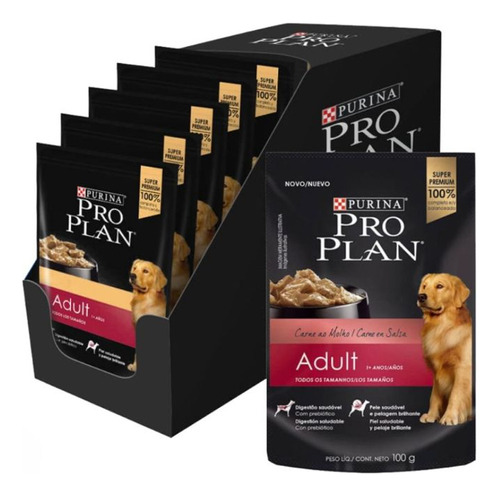 Pro Plan Wet Dog Adult - Beef 100gr