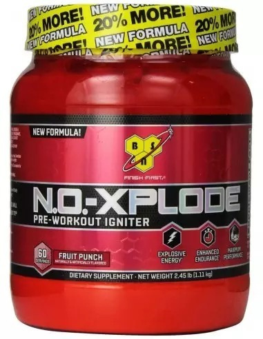 Bsn No Xplode 3.0 Pre Workout ! 60 Servicios, Explosivo !!