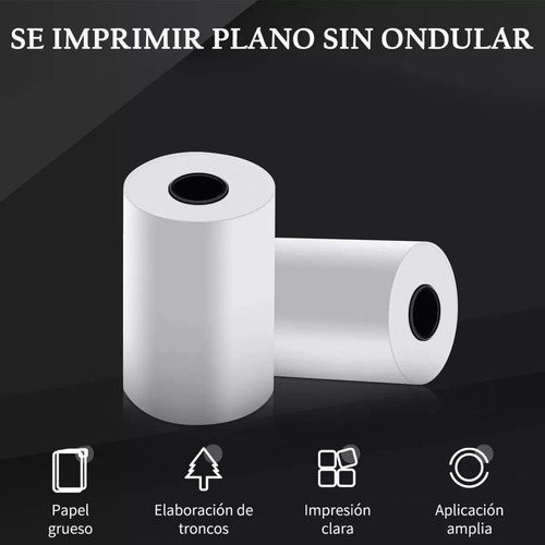 20 Rollos Papel Termico Impresora Terminal Clip Total Y Mas Blanco