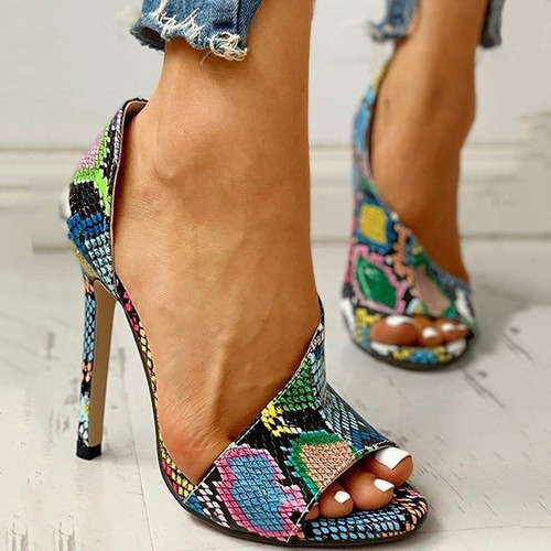 Zapatos De Tacón Alto Zapatos De Verano Zapatos De Dedo Del