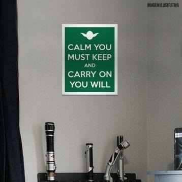Imagem 2 de 2 de Placa Decorativa Carry On You Will