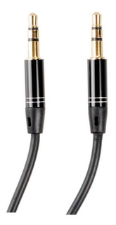 MagiDeal 3.5mm 4 Poles Macho A Macho M//M Jack Audio Est/éreo Auxiliar Cable de Muelle Negro 3m