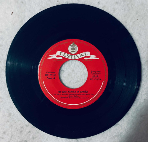 Les Surfs Cantan En Español Lp Vinyl Vinilo Ed España 1964 (Usado)