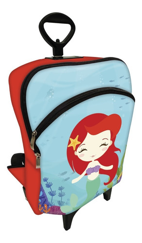 Mochila Plus Bolsa Escolar C/ Carinho Ariel