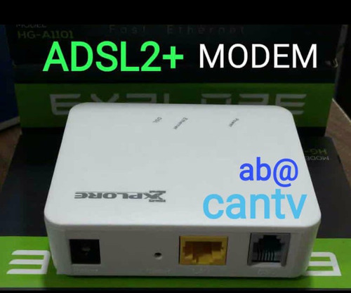 Adsl2+ Módem  Explore Model Hg- 41101cantv/aba