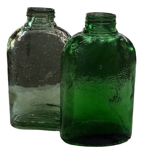 Antigua Botella Botellon Vidrio Estufa A Kerosene Grande